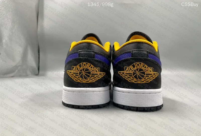 Air Jordan 1 Low 'Black/Dark Concord' 5
