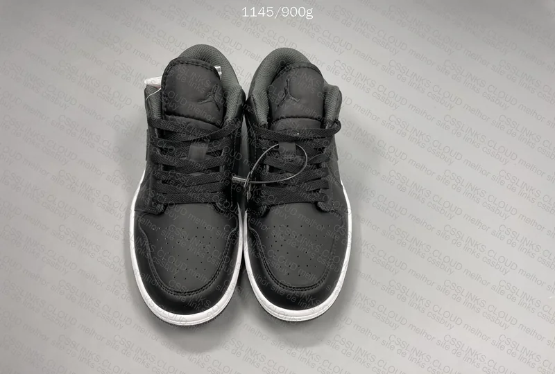 Air Jordan 1 Low Black Elephant