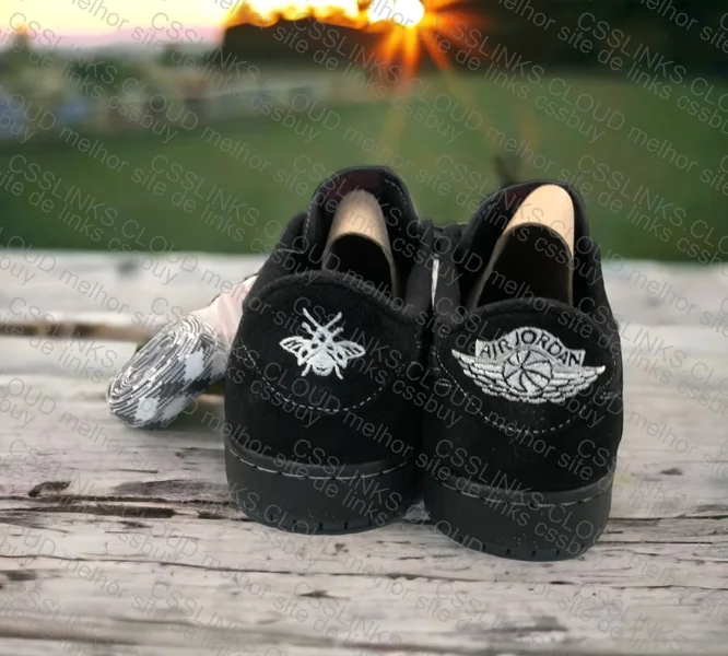 Air Jordan 1 Low Black Phantom 5