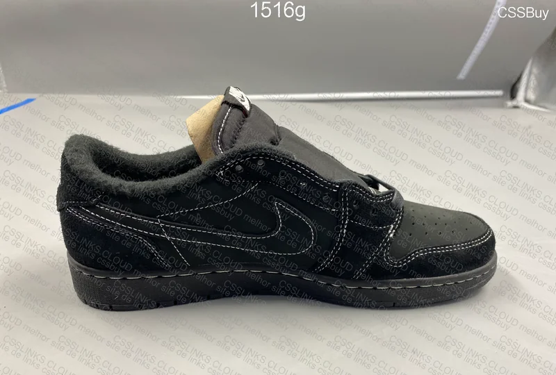 Air Jordan 1 Low Black Phantom 6