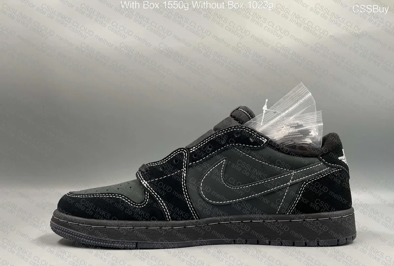 Air Jordan 1 Low 'Black Phantom' 4