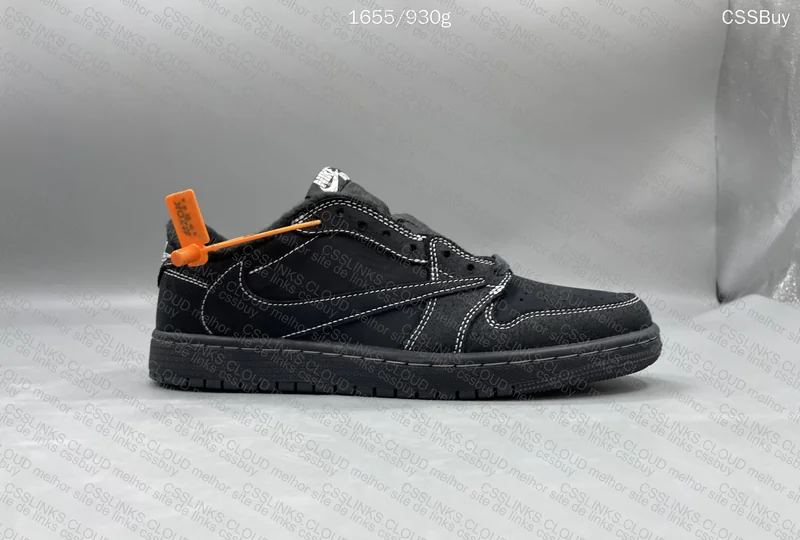 Air Jordan 1 Low Black Phantom x Travis Scott (ZOK) 3