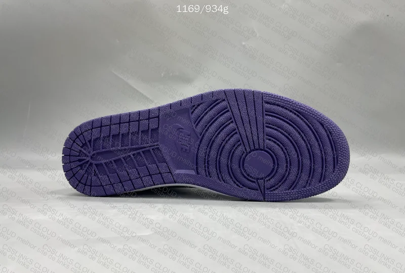 Air Jordan 1 Low Black Purple - Noir Violet 4