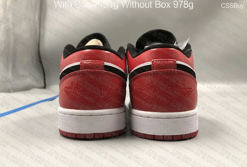 Air Jordan 1 Low Black Toe 4