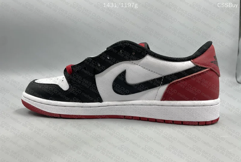 Air Jordan 1 Low 'Black Toe' 5