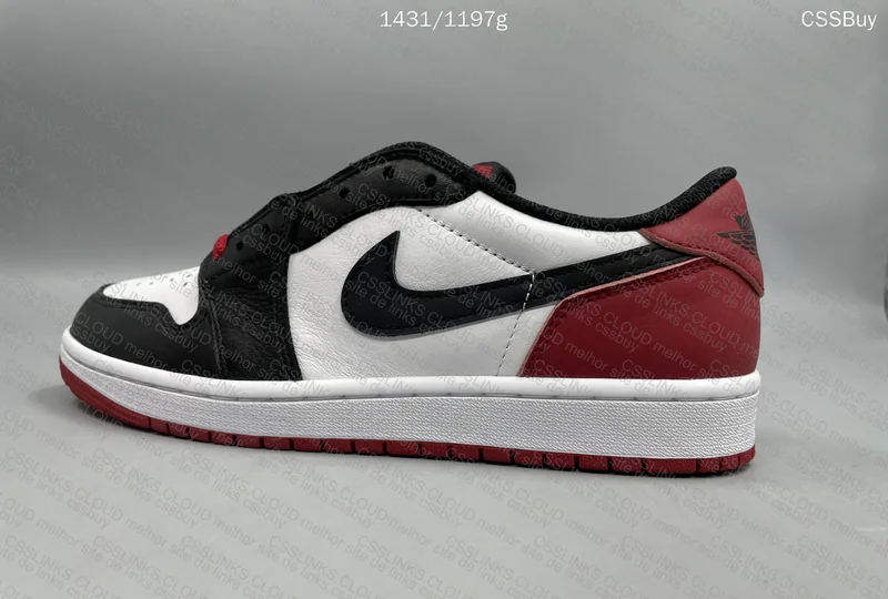 Air Jordan 1 Low 'Black Toe' 8