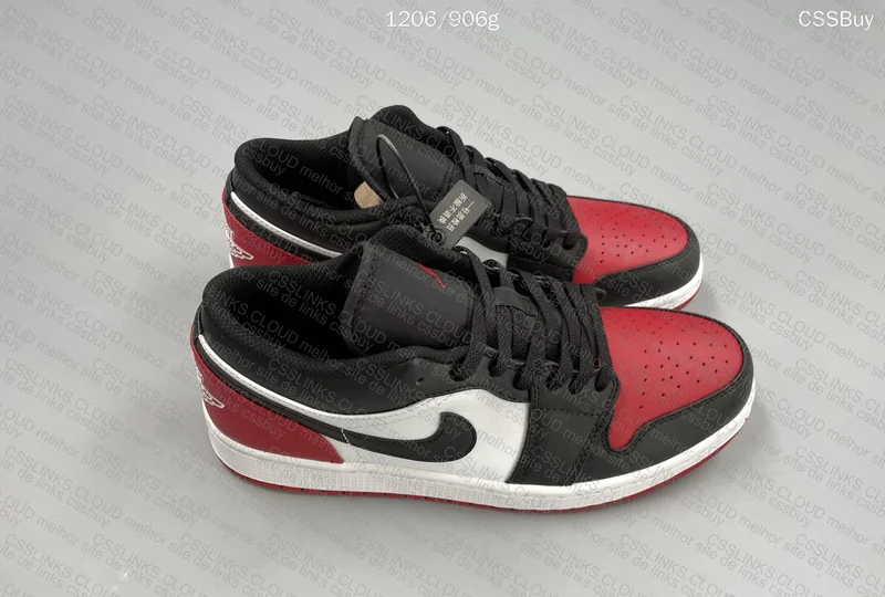 Air Jordan 1 Low 'Bred Toe'