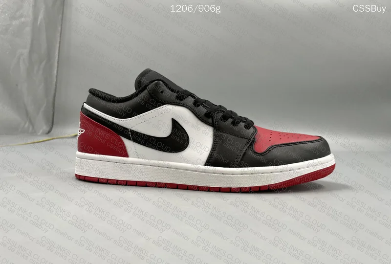 Air Jordan 1 Low 'Bred Toe' 5