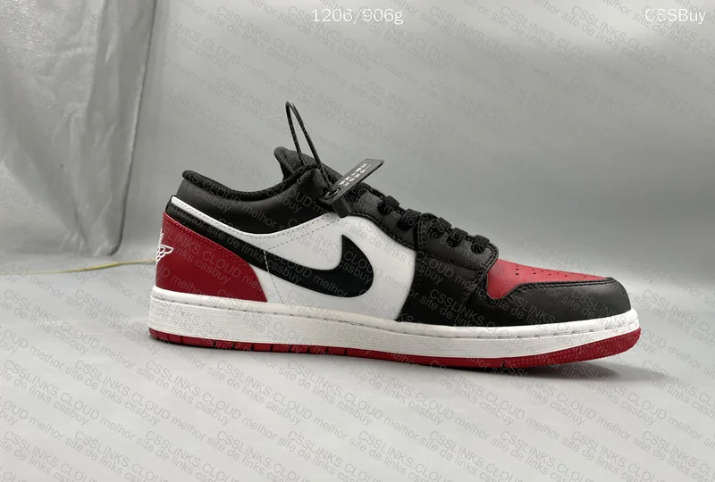 Air Jordan 1 Low 'Bred Toe' 7