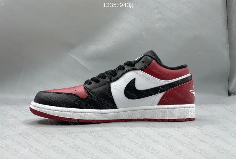 Air Jordan 1 Low Bred Toe 7