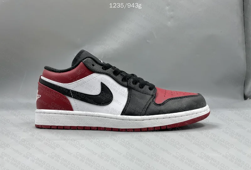 Air Jordan 1 Low Bred Toe 8