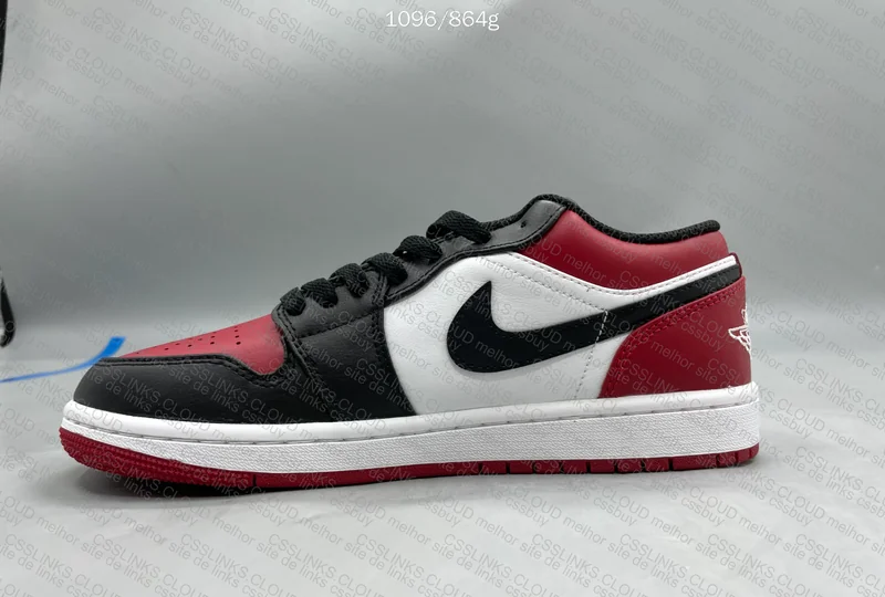 Air Jordan 1 Low - Bred Toe