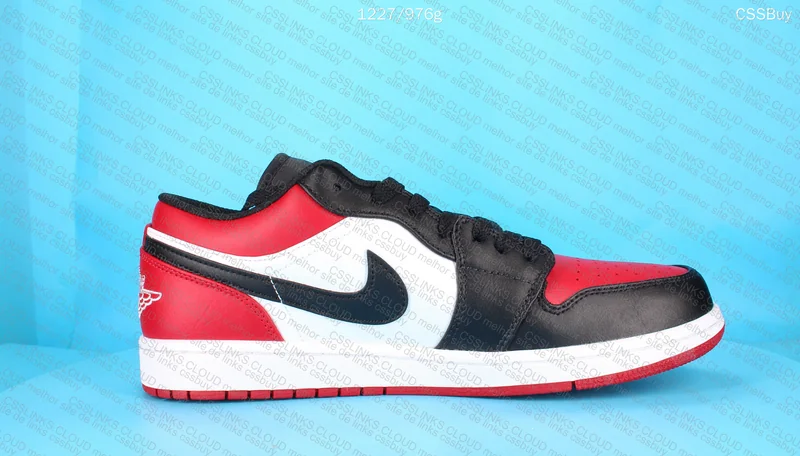 Air Jordan 1 Low Bred Toe VT 5