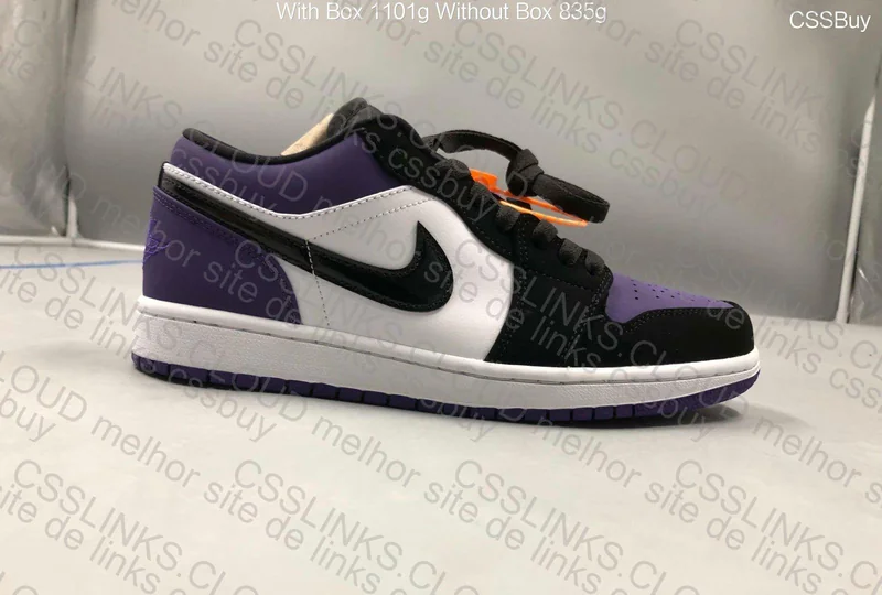 Air Jordan 1 Low Court Purple 4