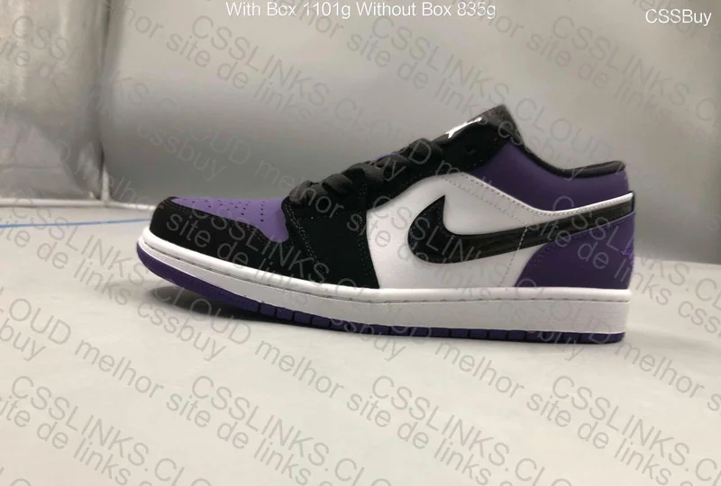 Air Jordan 1 Low Court Purple 5
