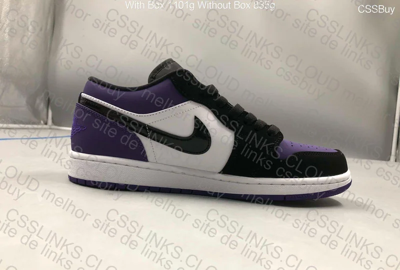 Air Jordan 1 Low Court Purple 6