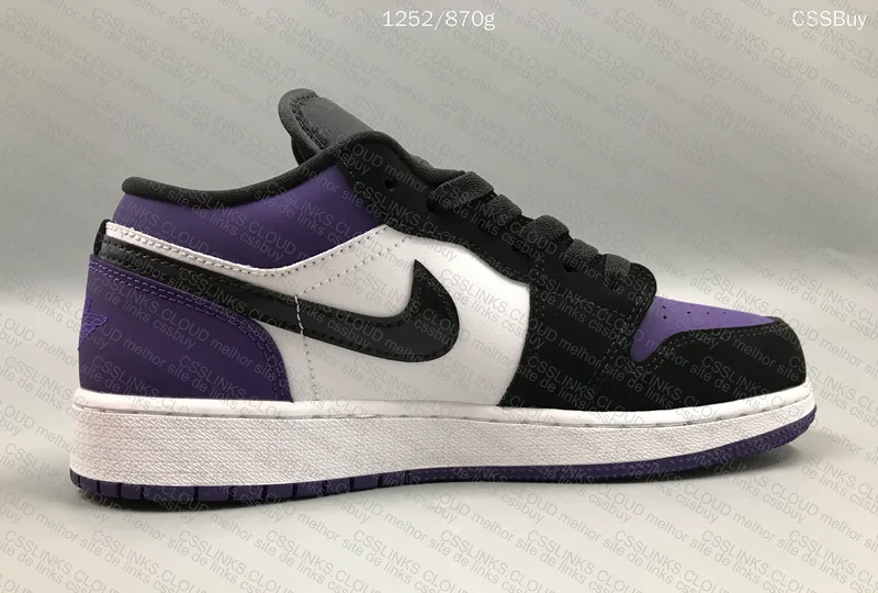 Air Jordan 1 Low 'Court Purple' 2