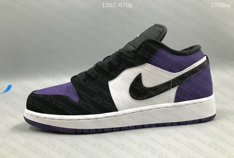 Air Jordan 1 Low 'Court Purple' 3