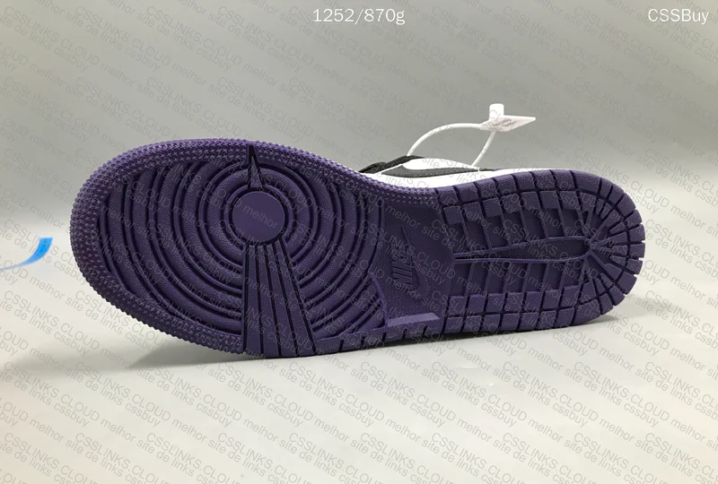 Air Jordan 1 Low 'Court Purple' 5