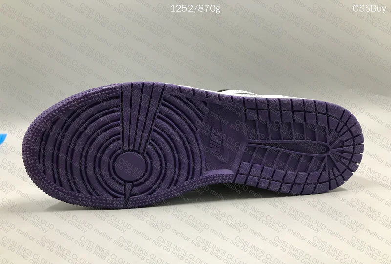 Air Jordan 1 Low 'Court Purple' 8