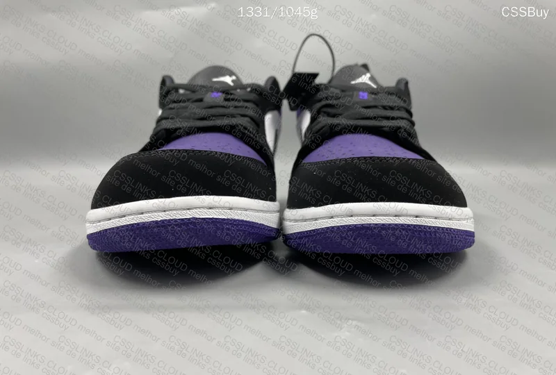 Air Jordan 1 Low Court Purple 6