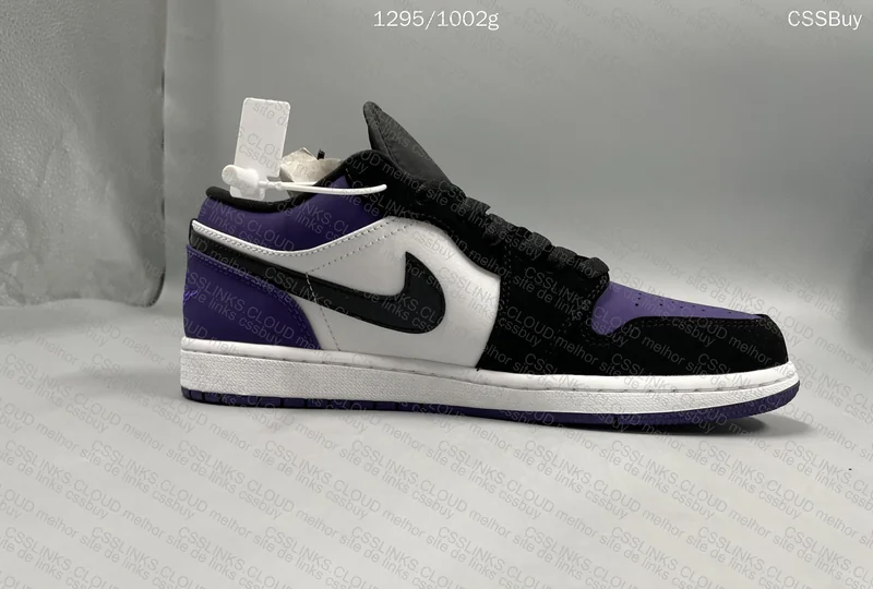 Air Jordan 1 Low Court Purple 10