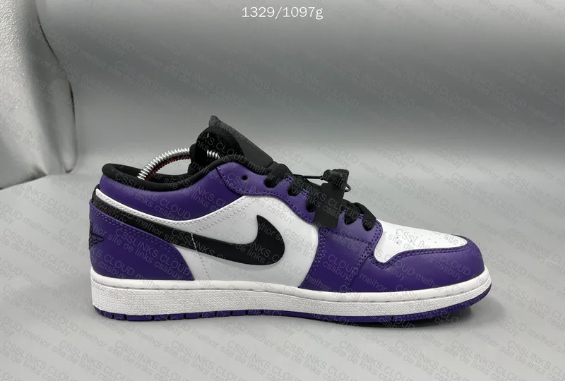 Air Jordan 1 Low Court Purple 2.0 DT 10