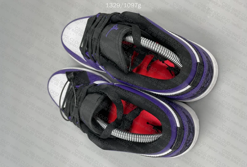 Air Jordan 1 Low Court Purple 2.0 DT 11