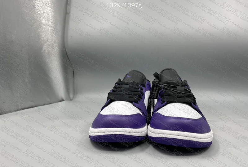 Air Jordan 1 Low Court Purple 2.0 DT 2