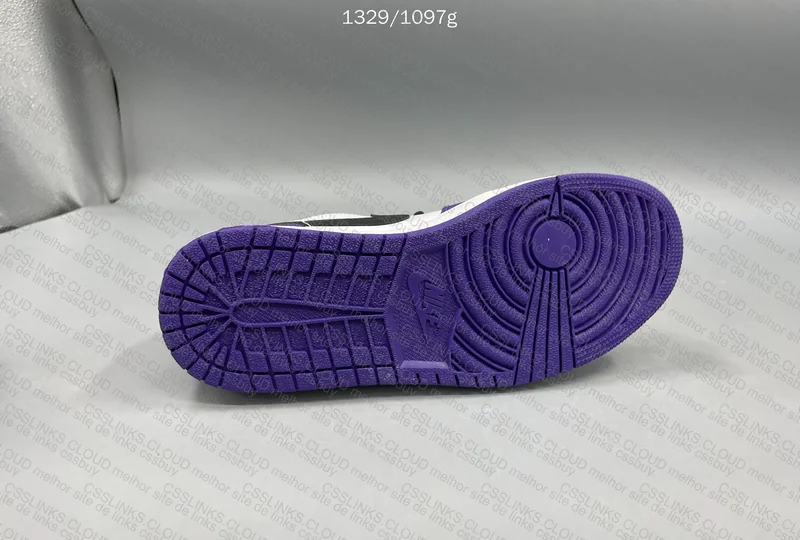 Air Jordan 1 Low Court Purple 2.0 DT 4