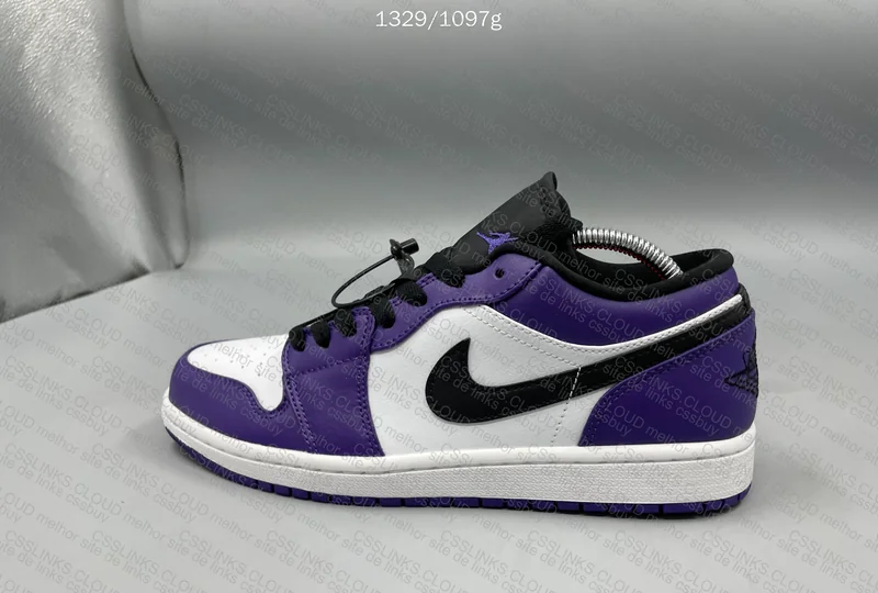 Air Jordan 1 Low Court Purple 2.0 DT 5