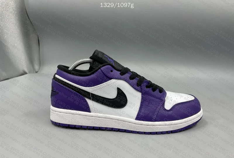 Air Jordan 1 Low Court Purple 2.0 DT 6