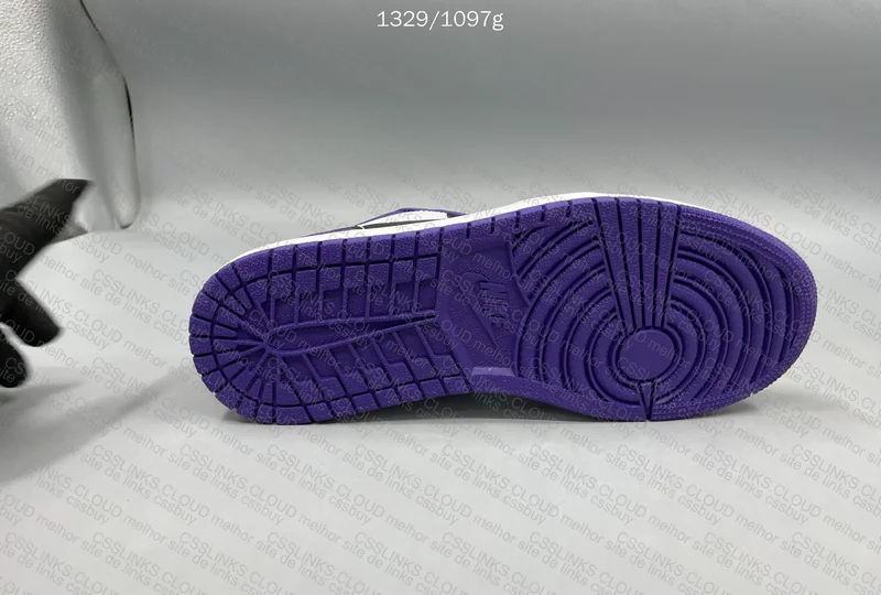 Air Jordan 1 Low Court Purple 2.0 DT 7