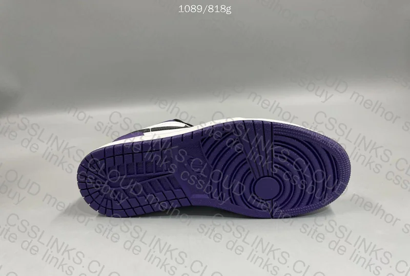 Air Jordan 1 Low Court Purple 5