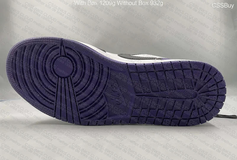 Air Jordan 1 Low DT Court Purple 3