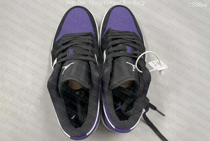 Air Jordan 1 Low DT Court Purple 8
