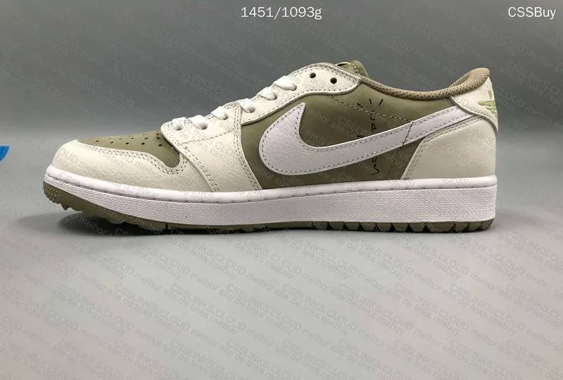 Air Jordan 1 Low Golf - Travis Scott - Olive 3