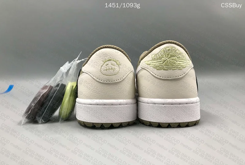 Air Jordan 1 Low Golf - Travis Scott - Olive 6