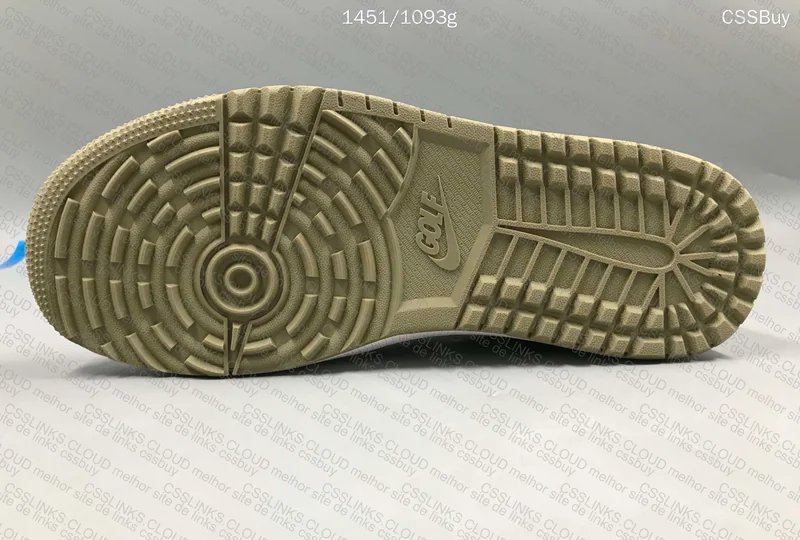 Air Jordan 1 Low Golf - Travis Scott - Olive 8