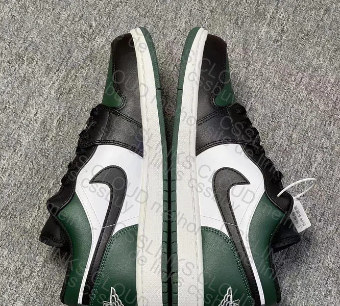 Air Jordan 1 Low "Green Toe" 3