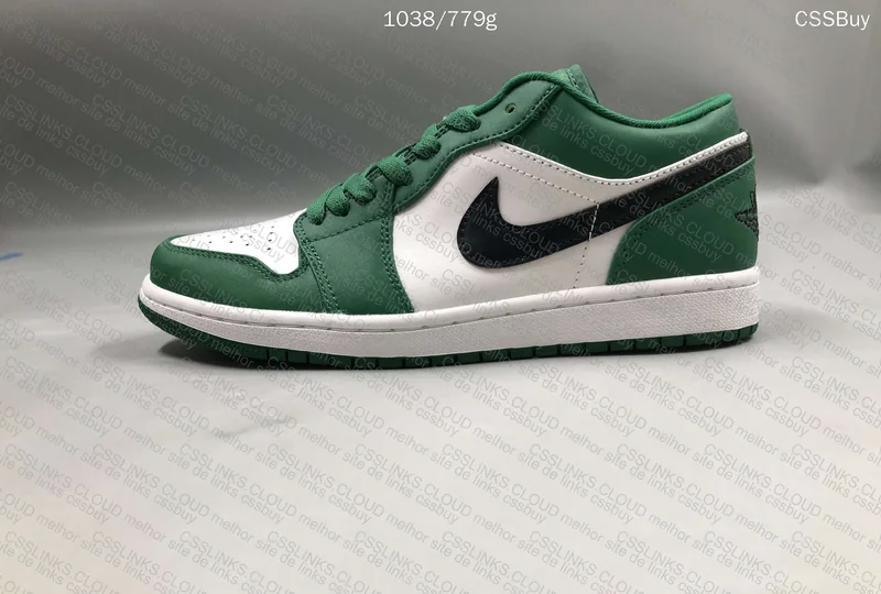 Air Jordan 1 Low High Green Pine Green 3