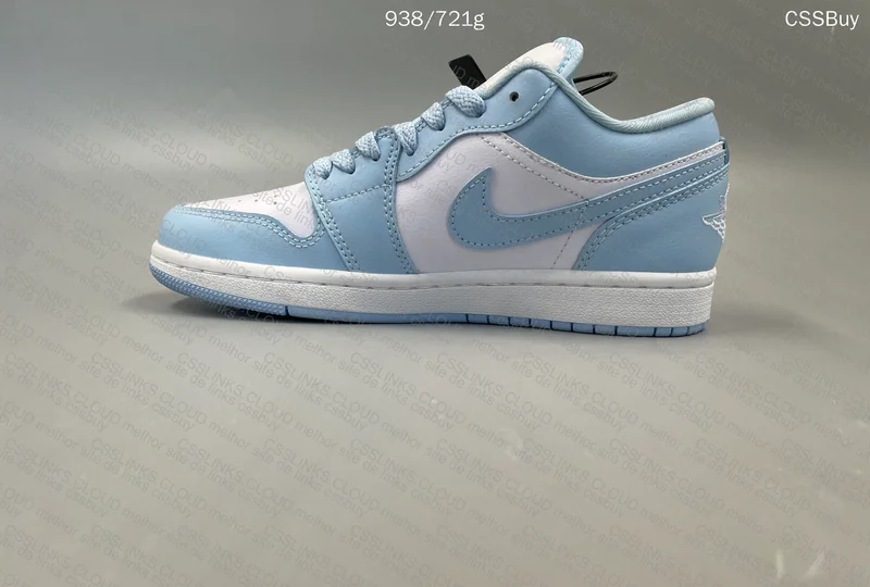 Air Jordan 1 Low Ice Blue Aluminum