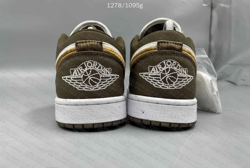Air Jordan 1 Low Light Olive 2