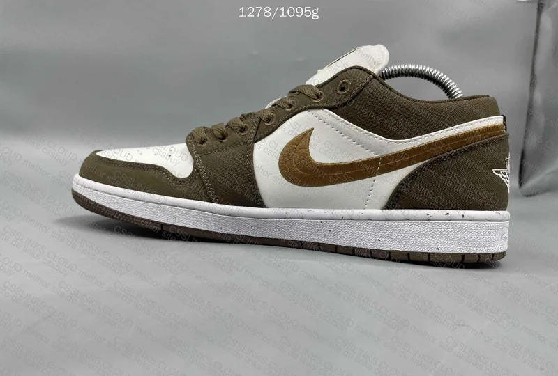 Air Jordan 1 Low Light Olive 6
