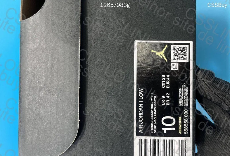 Air Jordan 1 Low Light Smoke Grey (TA GL?) 6