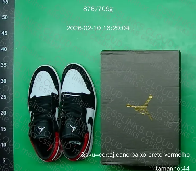 Air Jordan 1 Low Og Black Toe 43 (modelo 2019)