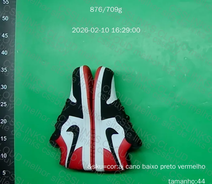 Air Jordan 1 Low Og Black Toe 43 (modelo 2019) 3