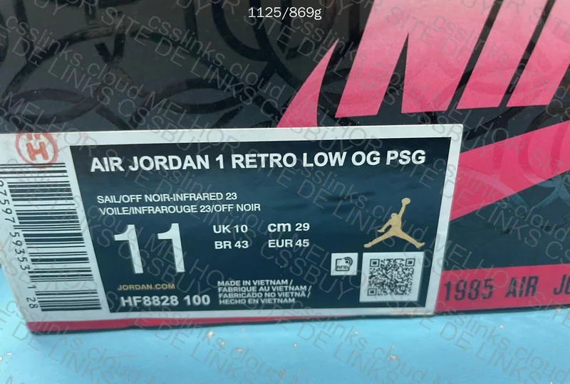 Air Jordan 1 Low PSG 2