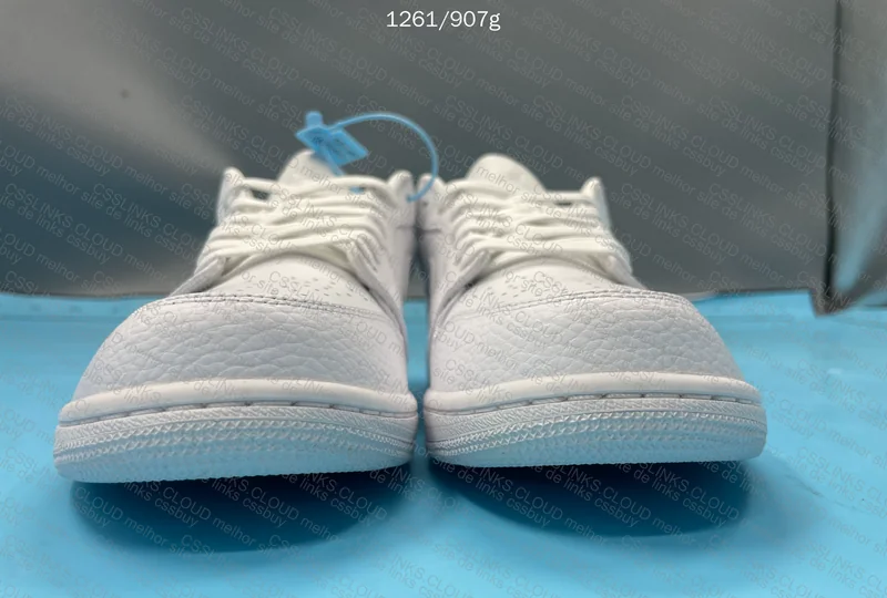Air Jordan 1 Low Pure White 5