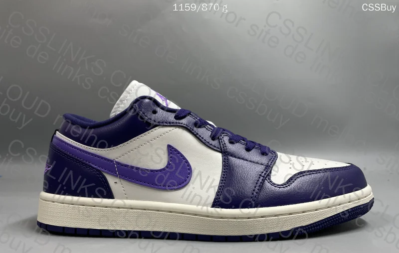 Air Jordan 1 Low Purple